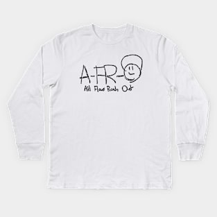 A-F-R-O Kids Long Sleeve T-Shirt